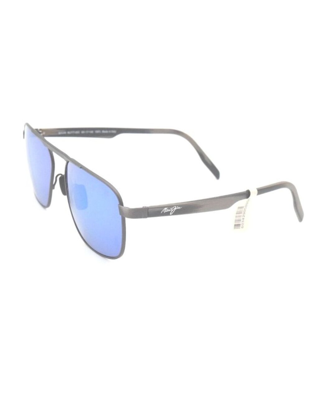 Maui Jim MJ 777-02c Waihee Ridge Brushed Dark Gunmetal/ Blue Hawaii Pola…